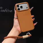 Custodia per telefono in TPU con texture a pois imitazione e cinturino., For iPhone 17 Pro Max, For iPhone 17 Pro, For iPhone 17, For iPhone Air