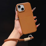 Custodia per telefono in TPU con texture a pois imitazione e cinturino., For iPhone 14 Plus, For iPhone 14, For iPhone 14 Pro, For iPhone 14 Pro Max