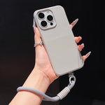 Custodia per telefono in TPU con texture a pois imitazione e cinturino., For iPhone 12 Pro Max, For iPhone 12 Pro, For iPhone 11 Pro Max, For iPhone 11