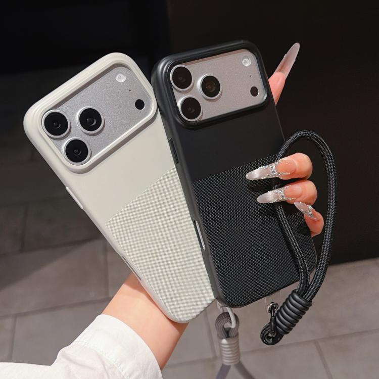 Custodia per telefono in TPU con texture a pois imitazione e cinturino., For iPhone 12 Pro Max, For iPhone 12 Pro, For iPhone 11 Pro Max, For iPhone 11