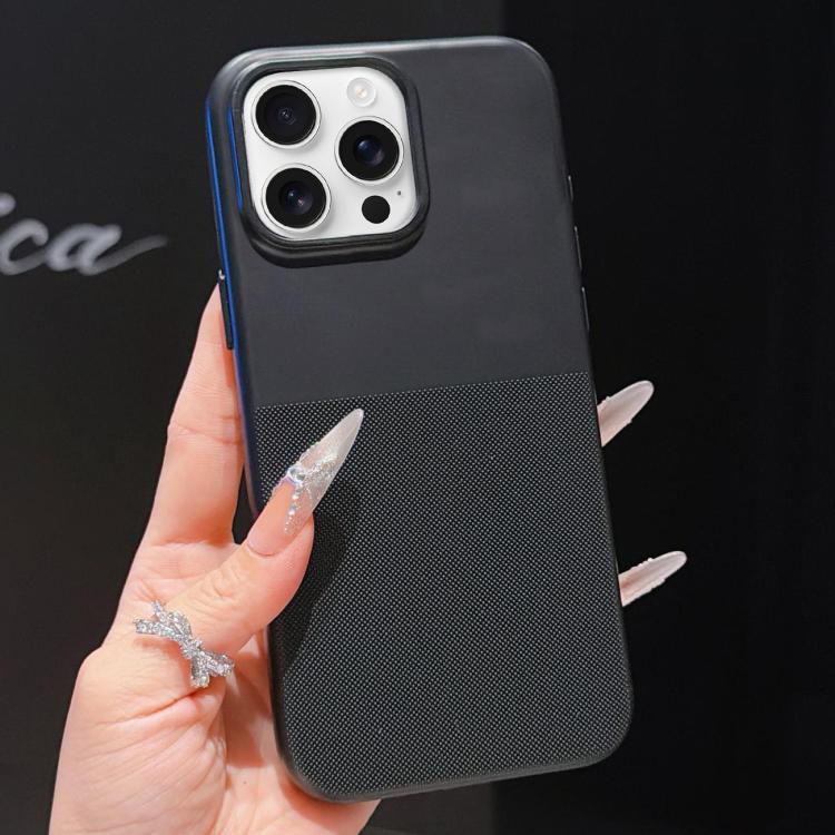 Custodia per telefono in TPU con texture a pois imitazione, For iPhone 16 Pro Max, For iPhone 16 Pro, For iPhone 16 Plus, For iPhone 16