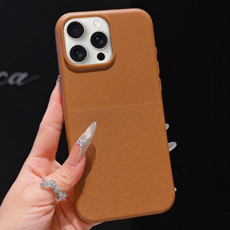 Custodia per telefono in TPU con texture a pois imitazione, For iPhone 15 Pro Max, For iPhone 15 Pro, For iPhone 15 Plus, For iPhone 15