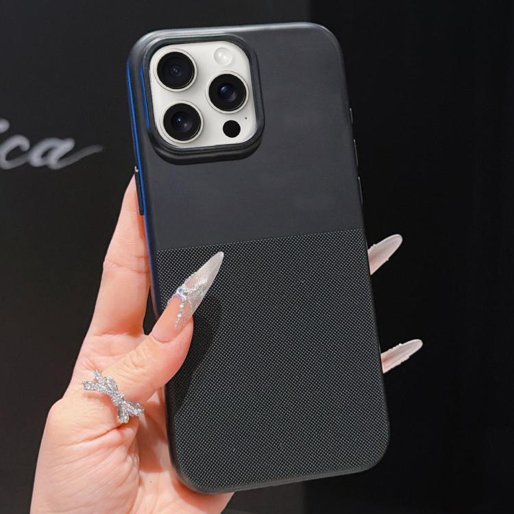 Custodia per telefono in TPU con texture a pois imitazione, For iPhone 15 Pro Max, For iPhone 15 Pro, For iPhone 15 Plus, For iPhone 15