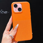 Custodia per telefono in TPU con texture a pois imitazione, For iPhone 15 Pro Max, For iPhone 15 Pro, For iPhone 15 Plus, For iPhone 15