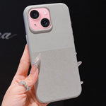 Custodia per telefono in TPU con texture a pois imitazione, For iPhone 15 Pro Max, For iPhone 15 Pro, For iPhone 15 Plus, For iPhone 15