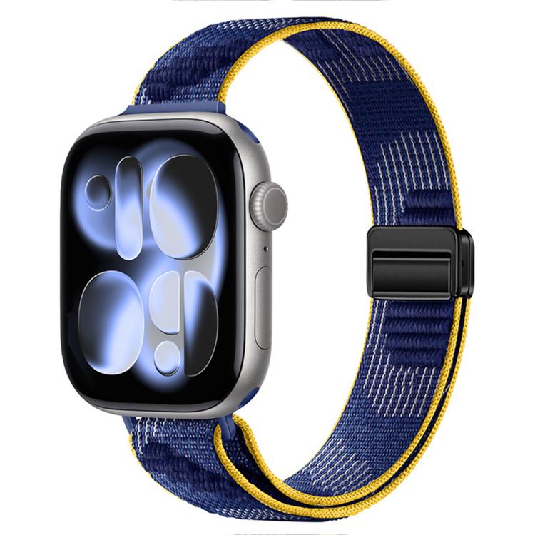 Cinturino nylon sottile con doppia chiusura magnetica per Apple W