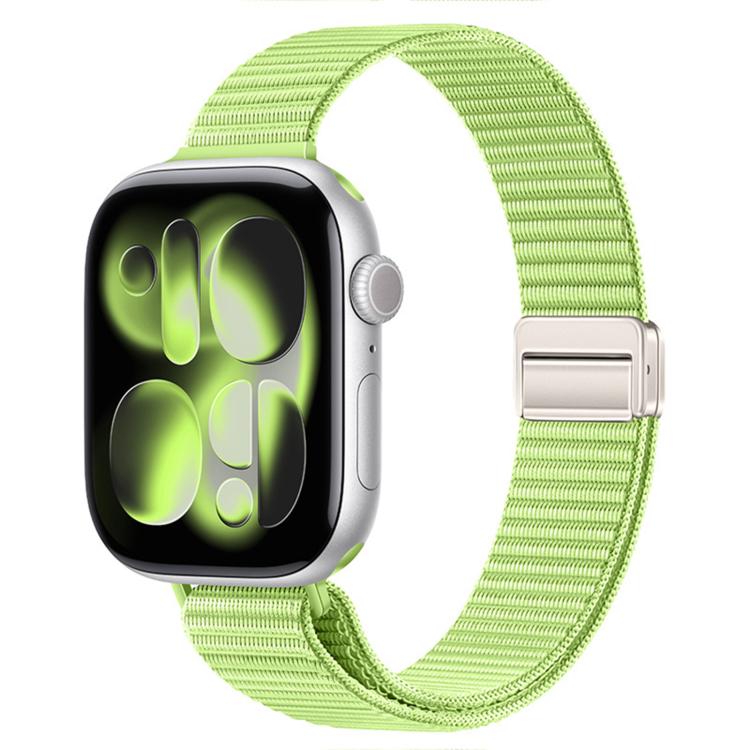 Cinturino nylon sottile con doppia chiusura magnetica per Apple W