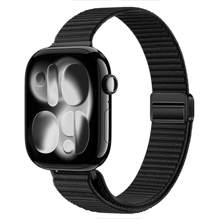 Cinturino nylon sottile con doppia chiusura magnetica per Apple W