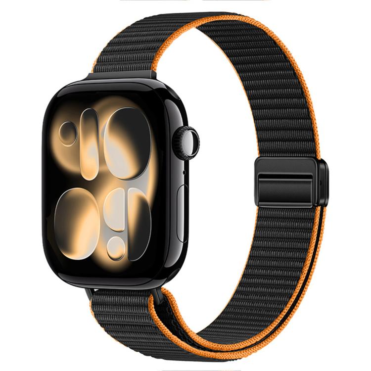 Cinturino nylon sottile con doppia chiusura magnetica per Apple W