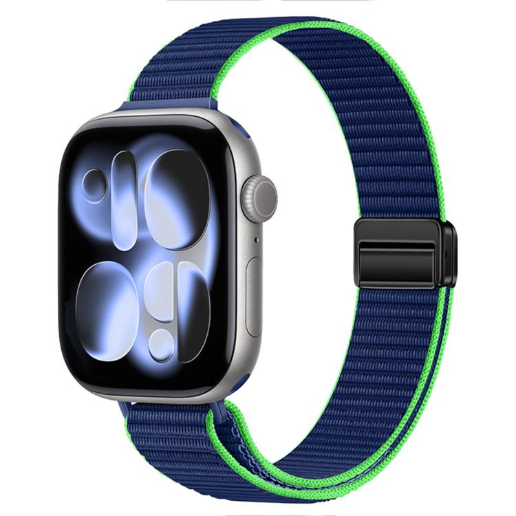 Cinturino nylon sottile con doppia chiusura magnetica per Apple W
