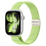 Cinturino nylon sottile con doppia chiusura magnetica per Apple W