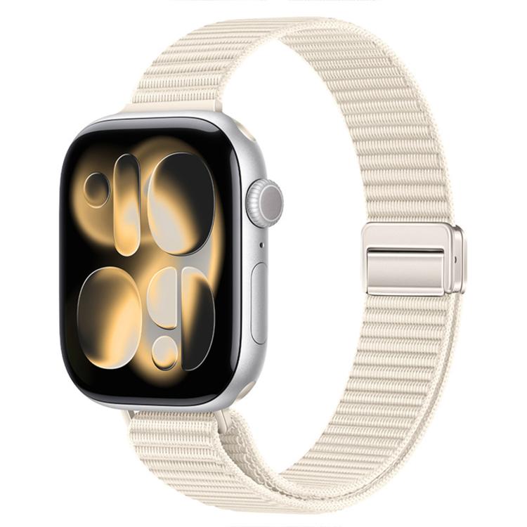 Cinturino nylon sottile con doppia chiusura magnetica per Apple W