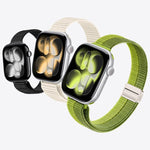 Cinturino nylon sottile con doppia chiusura magnetica per Apple W