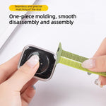 Cinturino nylon sottile con doppia chiusura magnetica per Apple W