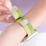 Cinturino nylon sottile con doppia chiusura magnetica per Apple W