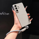 Custodia per telefono in TPU con texture a pois imitazione e cinturino., For Galaxy S26+ 5G, For Galaxy S26 Ultra 5G, For Galaxy S26 5G, For Galaxy A57 5G