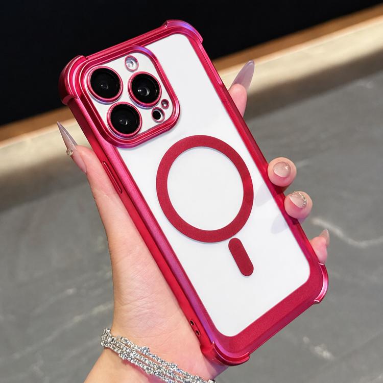 Custodia magnetica per telefono in acrilico opaco galvanizzato, For iPhone 14 Plus, For iPhone 14, For iPhone 14 Pro