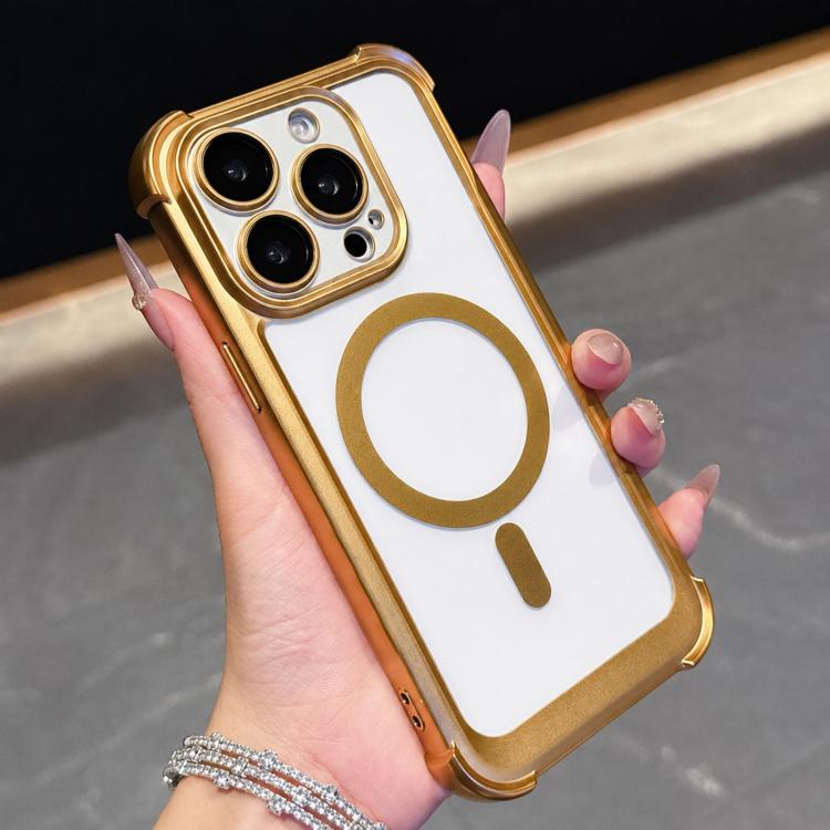 Custodia magnetica per telefono in acrilico opaco galvanizzato, For iPhone 14 Plus, For iPhone 14, For iPhone 14 Pro