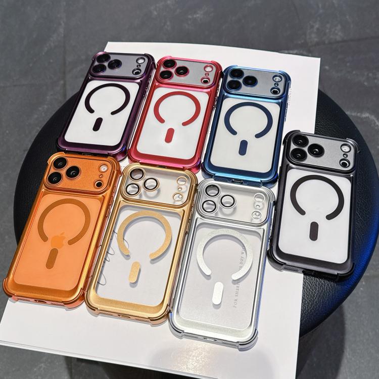 Custodia magnetica per telefono in acrilico opaco galvanizzato, For iPhone 14 Plus, For iPhone 14, For iPhone 14 Pro