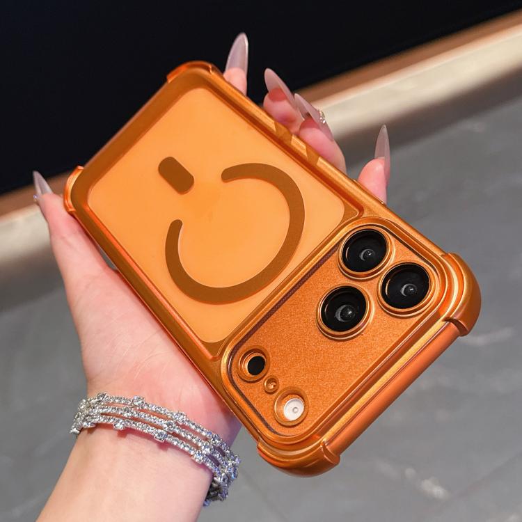 Custodia magnetica per telefono in acrilico opaco galvanizzato, For iPhone 14 Plus, For iPhone 14, For iPhone 14 Pro