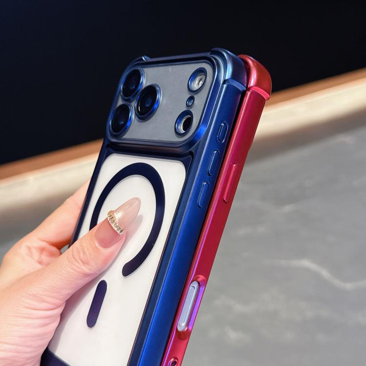 Custodia magnetica per telefono in acrilico opaco galvanizzato, For iPhone 14 Plus, For iPhone 14, For iPhone 14 Pro