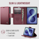 Custodia per telefono in pelle CaseMe 023 con fibbia a farfalla, texture litchi, protezione RFID e antifurto., For Galaxy Z Fold8 5G, For Galaxy Z Fold8 Ultra 5G
