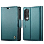 Custodia per telefono in pelle CaseMe 023 con fibbia a farfalla, texture litchi, protezione RFID e antifurto., For Galaxy Z Fold8 5G, For Galaxy Z Fold8 Ultra 5G