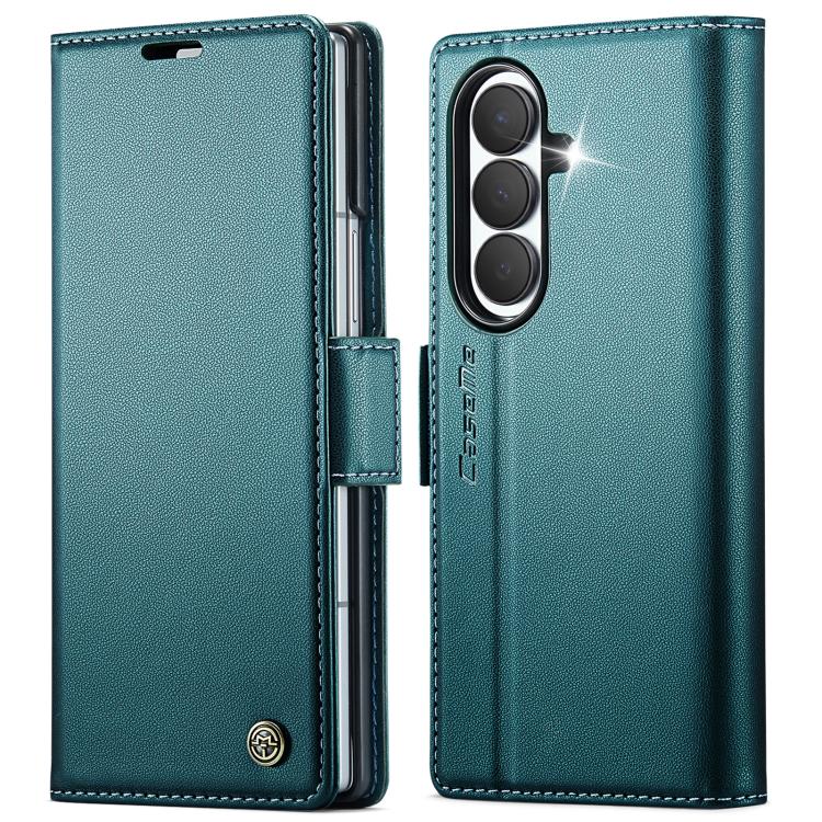 Custodia per telefono in pelle CaseMe 023 con fibbia a farfalla, texture litchi, protezione RFID e antifurto., For Galaxy Z Fold8 5G, For Galaxy Z Fold8 Ultra 5G