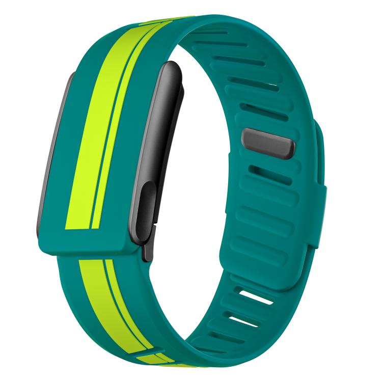 Lunetta nera in resina con cinturino silicone per WHOOP 5.0