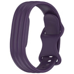 Cinturino per orologio in TPU tinta unita con fibbia a farfalla a righe verticali e motivo a farfalla colorata., For Google Fitbit Air