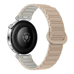 Cinturino per orologio magnetico in silicone a forma di I con pulsante a pressione, 18mm