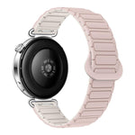 Cinturino per orologio magnetico in silicone a forma di I con pulsante a pressione, 18mm