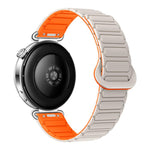 Cinturino per orologio magnetico in silicone a forma di I con pulsante a pressione, 18mm