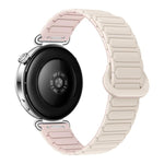 Cinturino per orologio magnetico in silicone a forma di I con pulsante a pressione, 18mm