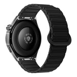 Cinturino per orologio magnetico in silicone a forma di I con pulsante a pressione, 20mm