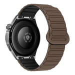 Cinturino per orologio magnetico in silicone a forma di I con pulsante a pressione, 20mm