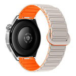 Cinturino per orologio magnetico in silicone a forma di I con pulsante a pressione, 20mm