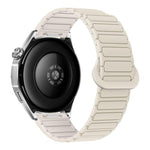 Cinturino per orologio magnetico in silicone a forma di I con pulsante a pressione, 22mm