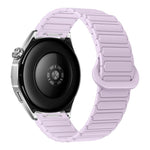Cinturino per orologio magnetico in silicone a forma di I con pulsante a pressione, 22mm