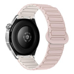 Cinturino per orologio magnetico in silicone a forma di I con pulsante a pressione, 22mm