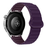 Cinturino per orologio magnetico in silicone a forma di I con pulsante a pressione, 22mm