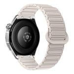 Cinturino per orologio magnetico in silicone a forma di I con pulsante a pressione, 22mm