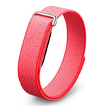 Connettore in metallo, anello in nylon, chiusura a strappo, cinturino per orologio, For Google Fitbit Air