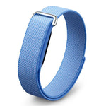 Connettore in metallo, anello in nylon, chiusura a strappo, cinturino per orologio, For Google Fitbit Air