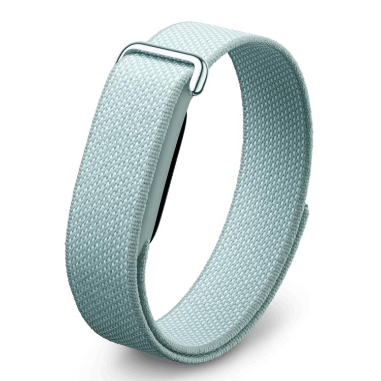 Connettore in metallo, anello in nylon, chiusura a strappo, cinturino per orologio, For Google Fitbit Air