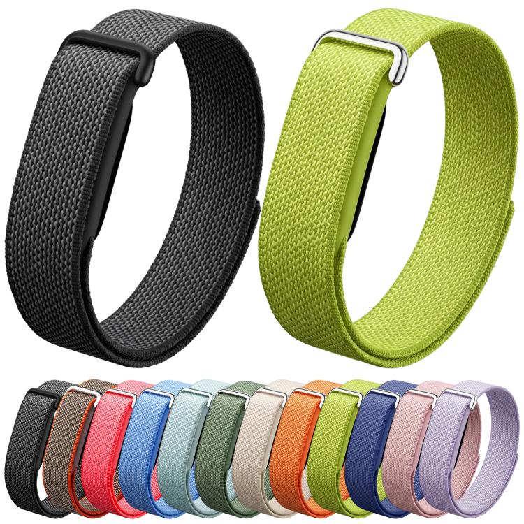 Connettore in metallo, anello in nylon, chiusura a strappo, cinturino per orologio, For Google Fitbit Air