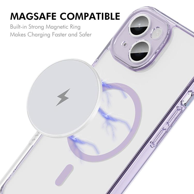 Custodia per telefono ENKAY Hat-Prince magnetica opaca traslucida con pellicola ad arco grande, For iPhone 15, For iPhone 17e / 16e