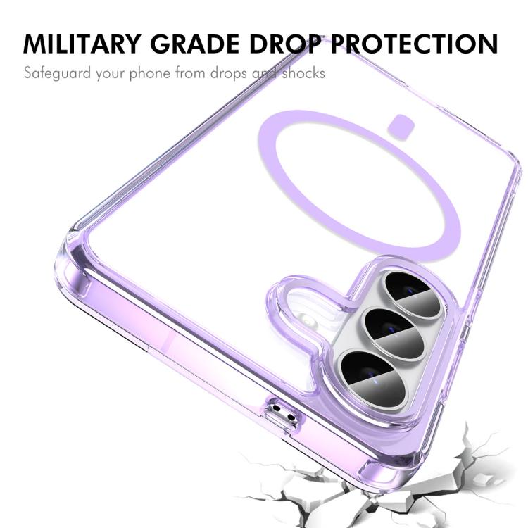 Custodia magnetica traslucida opaca ENKAY Hat-Prince con pellicola in vetro a sblocco ultrasonico da 0,18 mm., For Galaxy S25+ / S24+ 5G