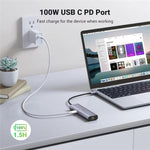 UGREEN CM512 90568 USB3.0 PD100W RJ45 SD / TF Card Reader 7 in 1 USB-C HUB, CM512-90568