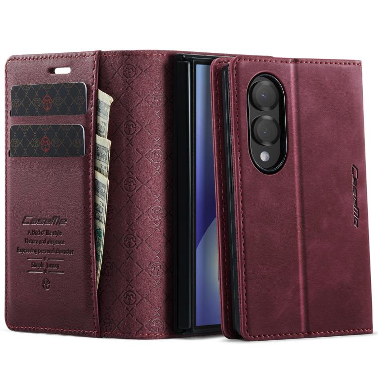 Custodia per telefono CaseMe 033 con fodera in pelle di vitello, inserti in microfibra e protezione RFID., For Galaxy Z Fold8 5G, For Galaxy Z Fold8 Ultra 5G